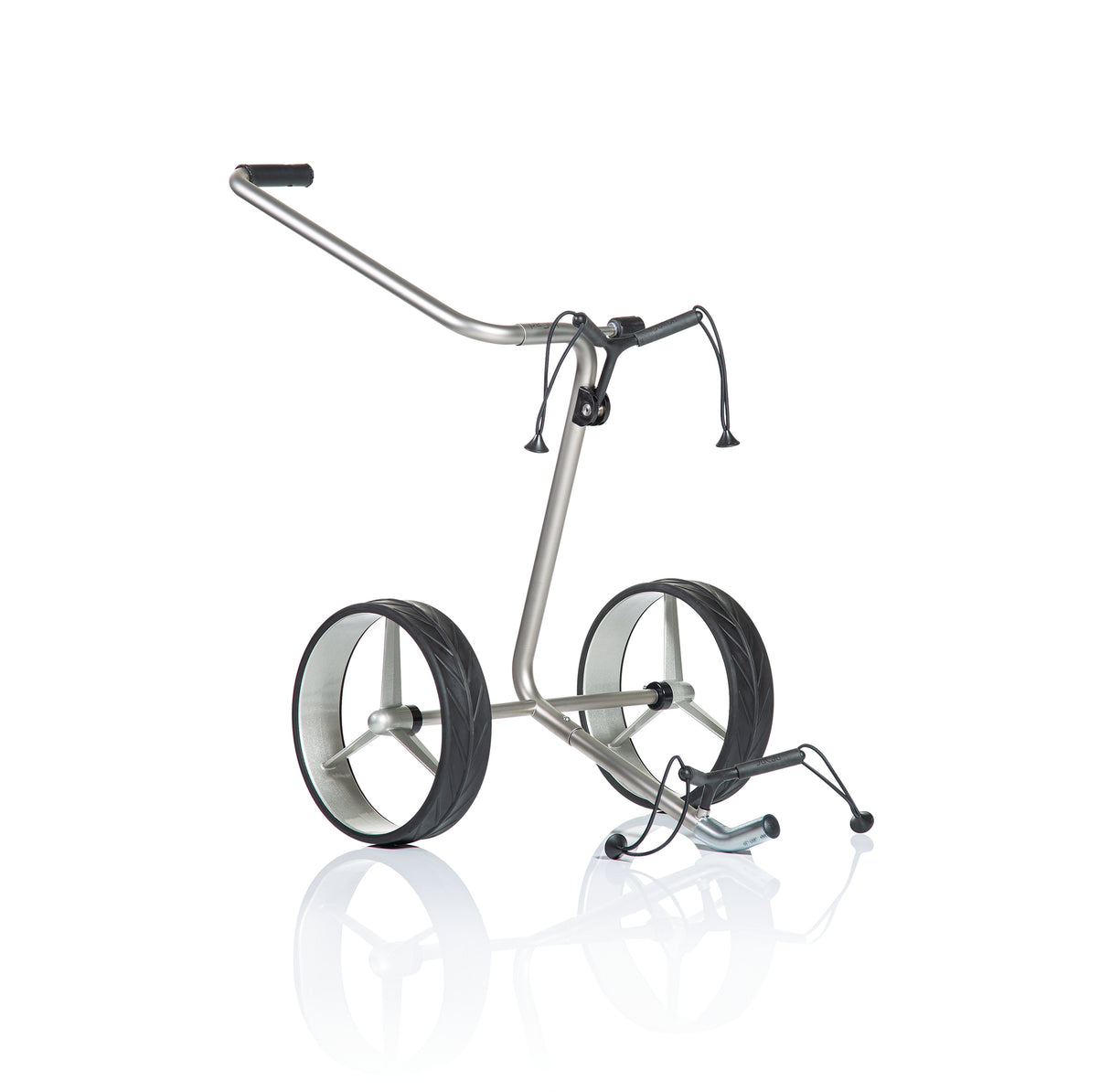 JuCad Golftrolley Junior Edelstahl 2-rädrig - für unsere jüngsten Golfer
