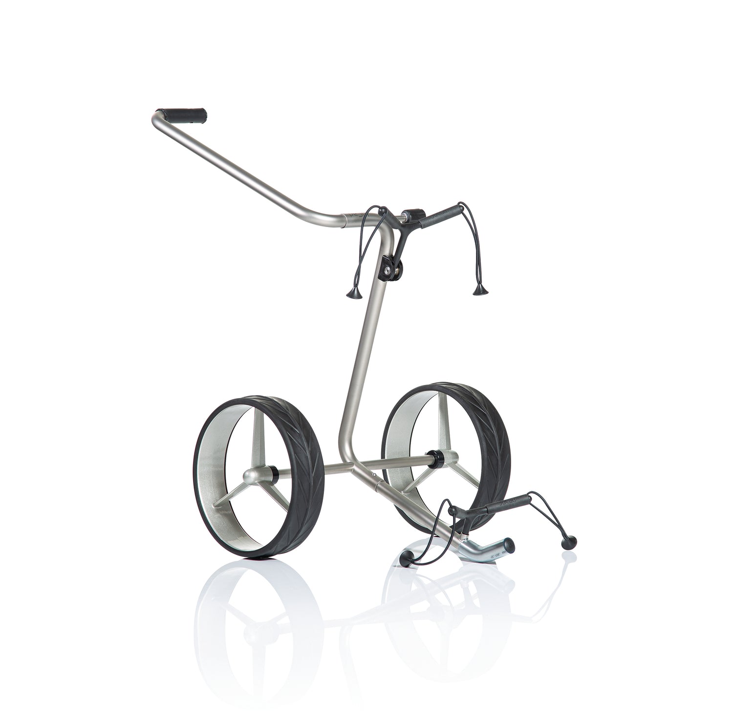 JuCad chariot de golf junior en acier inoxydable 2 roues - pour nos plus jeunes golfeurs