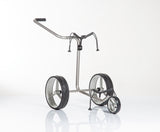 JuCad Golftrolley Junior Edelstahl 2-rädrig - für unsere jüngsten Golfer