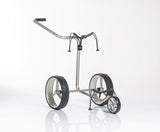 JuCad Golftrolley Junior Edelstahl 3-rädrig - für unsere jüngsten Golfer