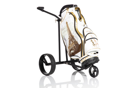 JuCad Elektro-Golftrolley Phantom Titan black on black 2.0