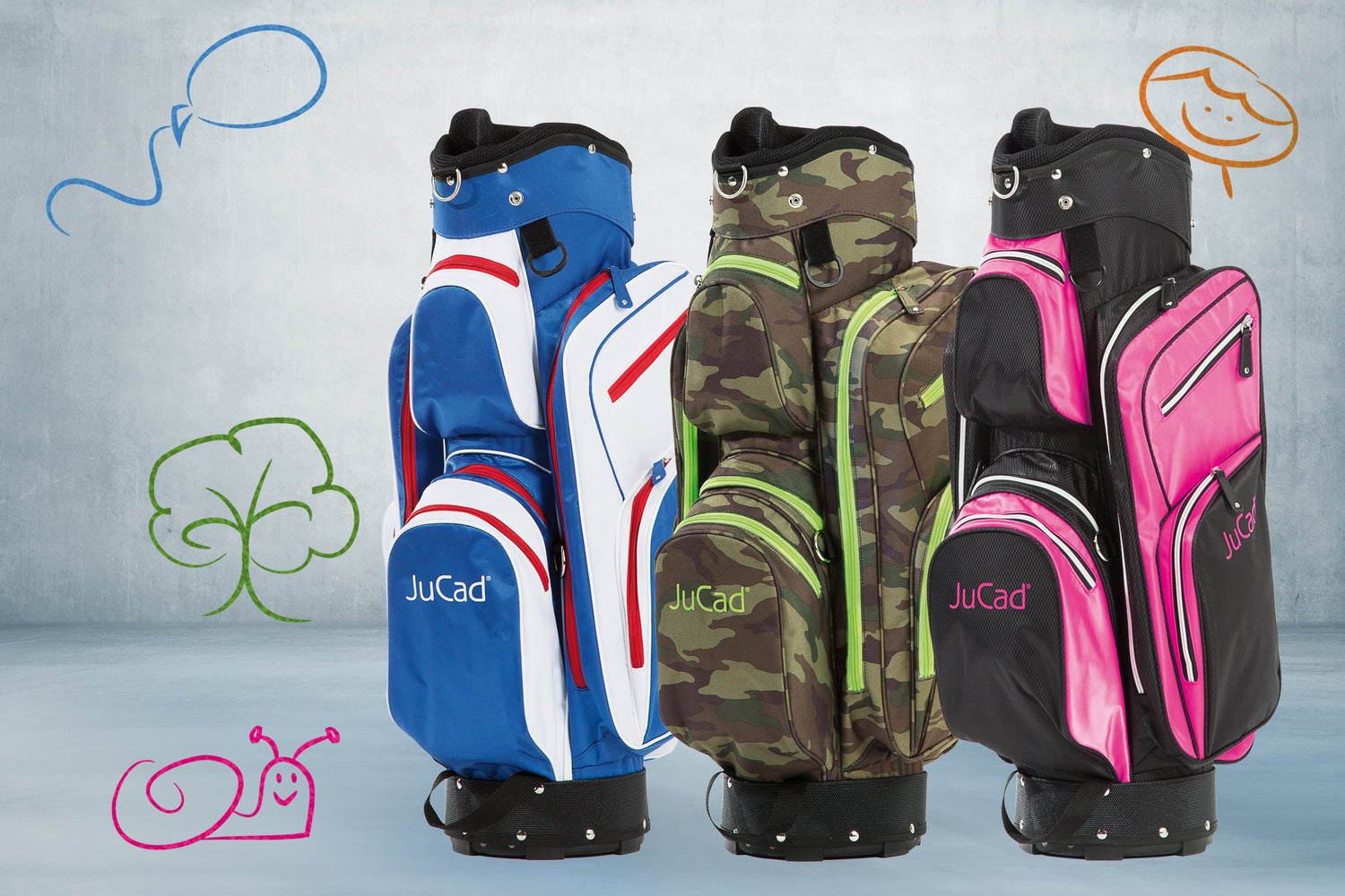 JuCad golf bag junior - the functional golf bag for children