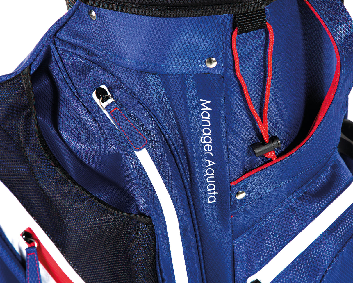 JuCad Golfbag Manager Aquata - water-repellent golfbag with organizer