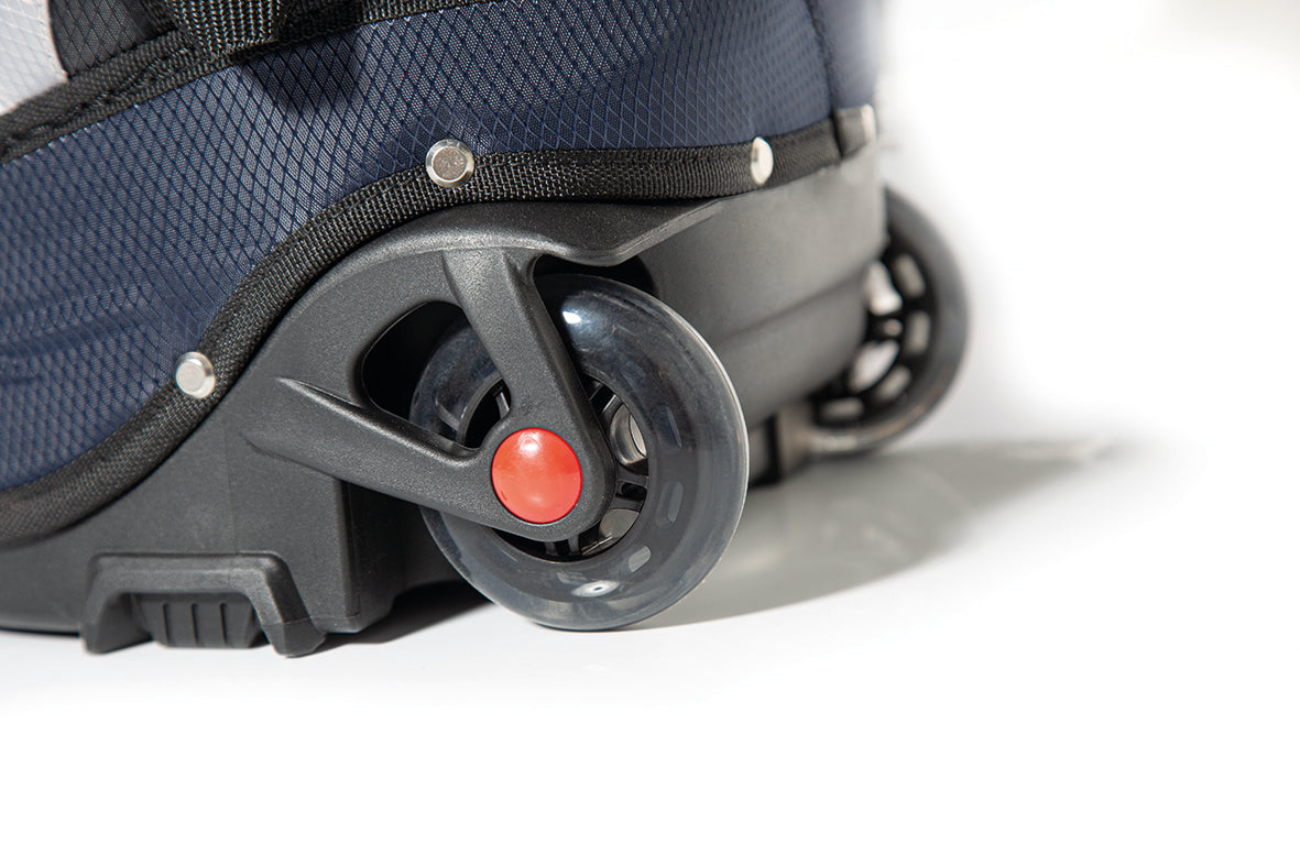 Sac de golf JuCad à rouler - chariot et sac à tirer avec roulettes et organiseur