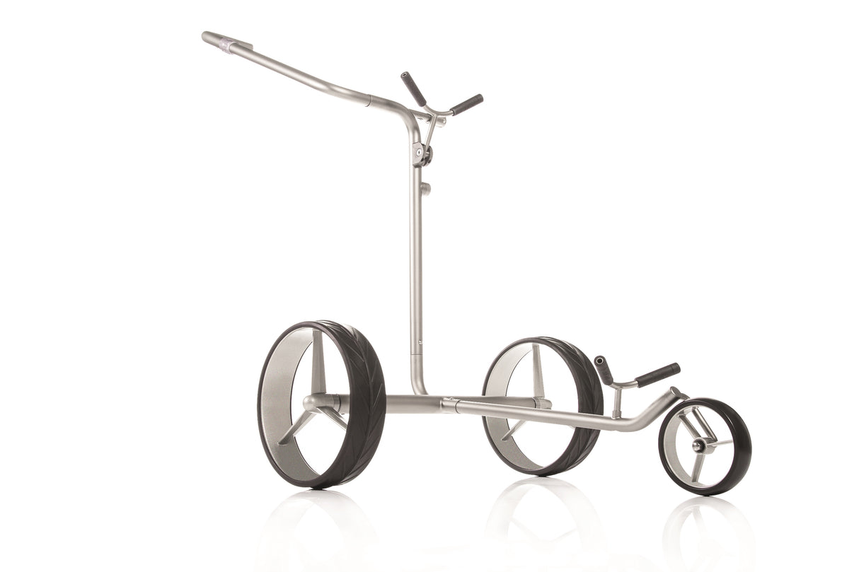 JuCad Elektro-Golftrolley drive SL Titan Travel 2.0 - unsere Nr. 1 - der meistverkaufte Elektrocaddy