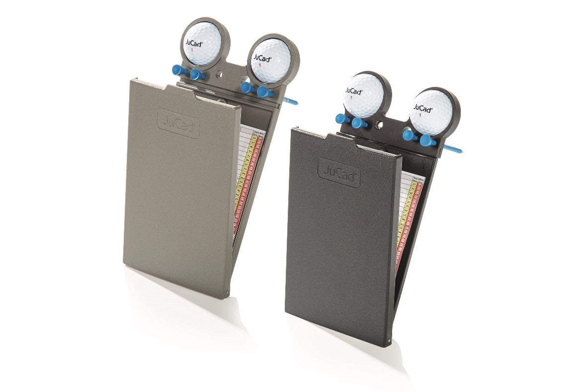JuCad scorecard holder - a practical caddy accessory