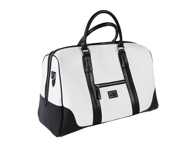 JuCad Reisetasche Sydney schwarz-weiß