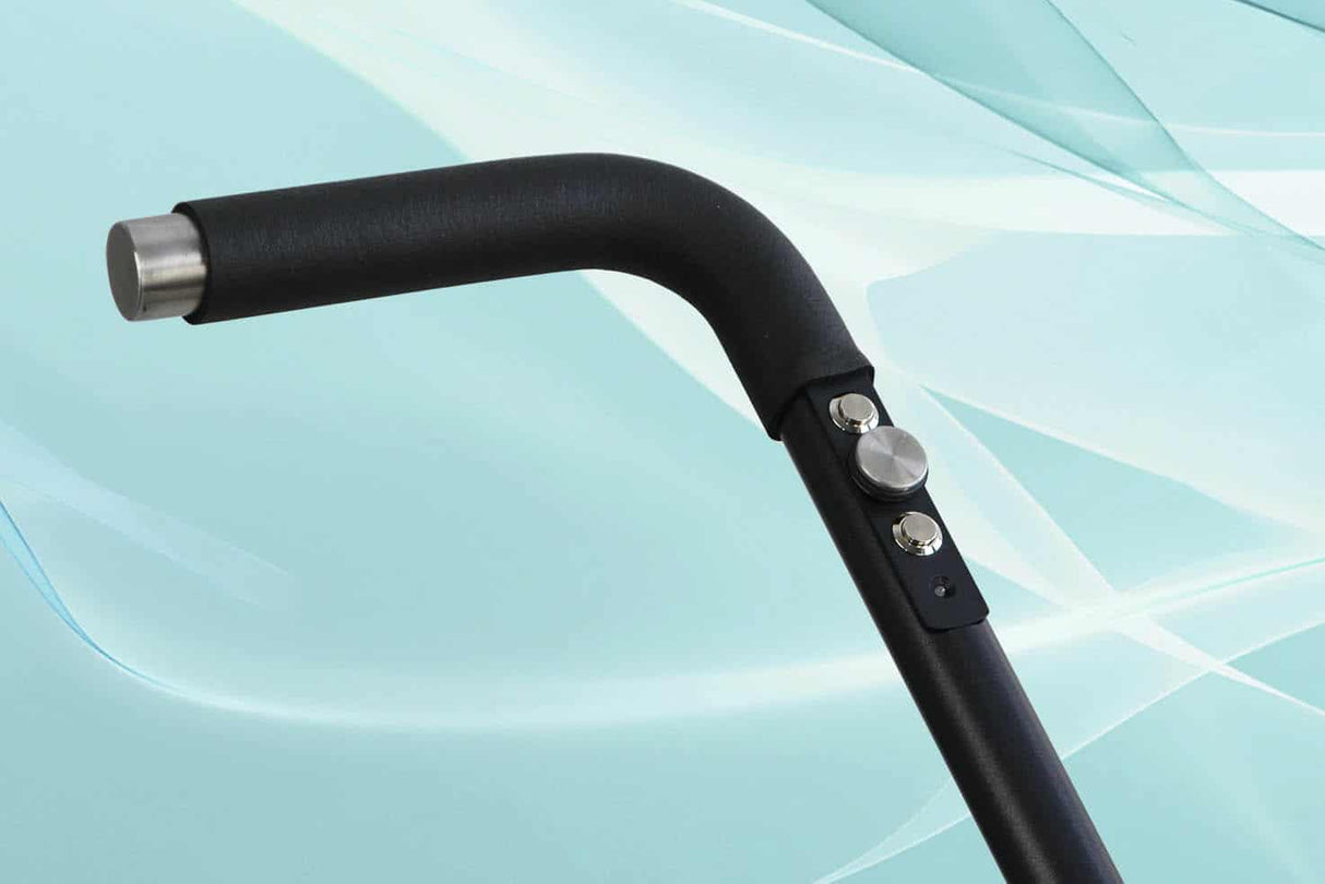 PG-Powergolf electric golf trolley Nitro flat steel black pearl