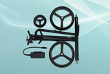 PG-Powergolf electric golf trolley Nitro flat steel black pearl