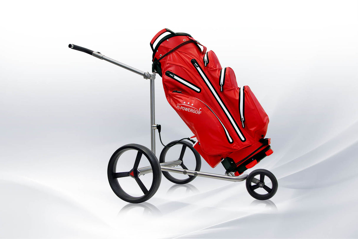 PG-Powergolf electric golf trolley Steel Cad Zorro flat