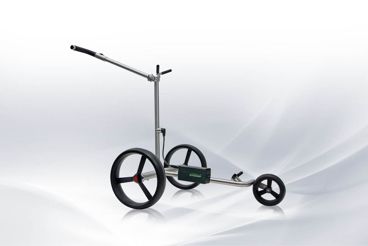 PG-Powergolf electric golf trolley Steel Cad Zorro flat