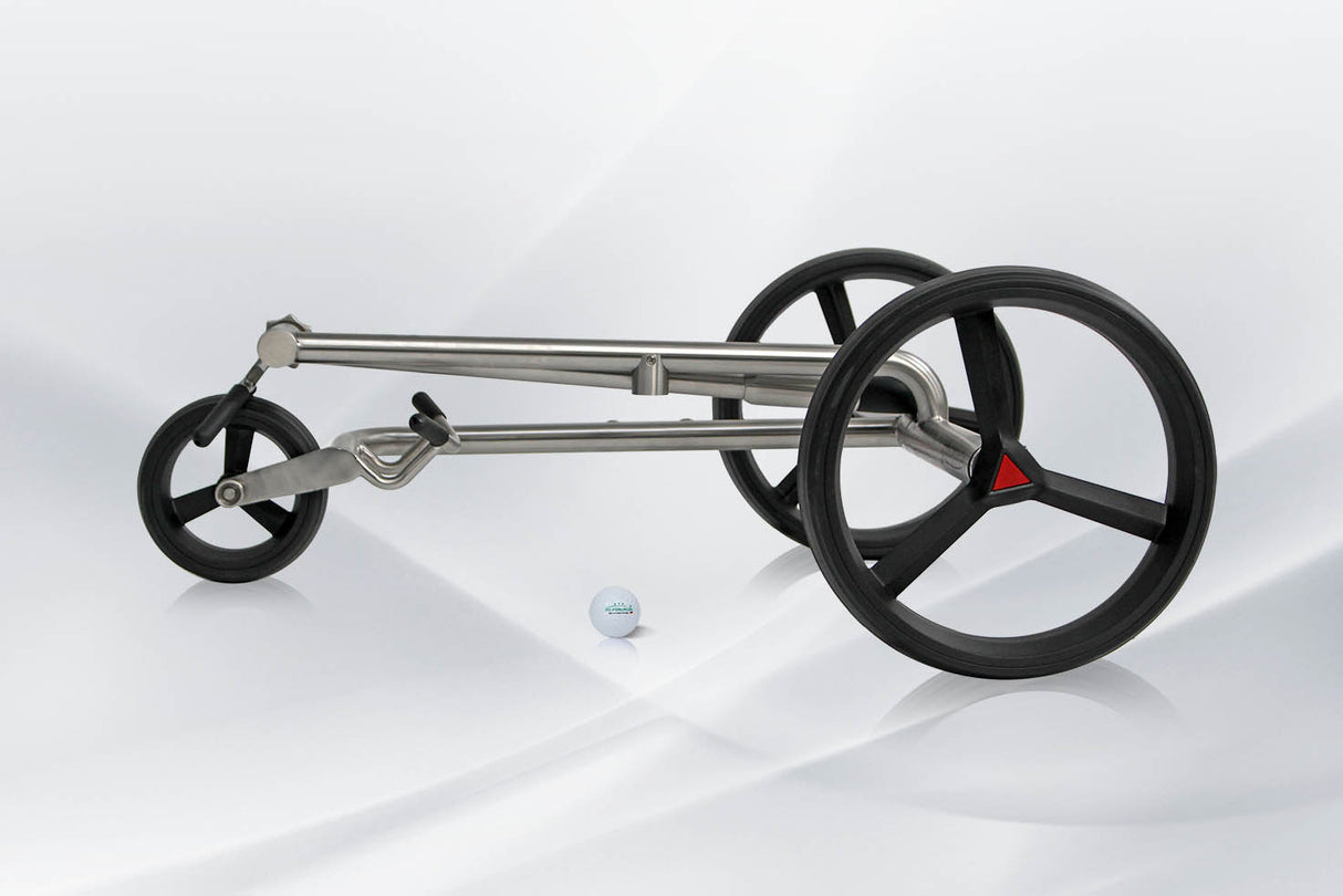 PG-Powergolf electric golf trolley Steel Cad Zorro flat