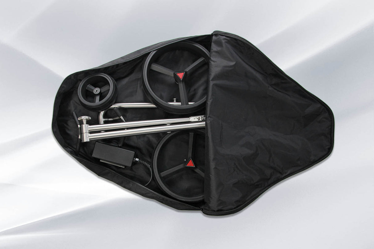 PG-Powergolf electric golf trolley Steel Cad Zorro flat
