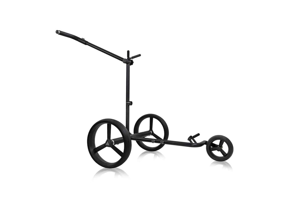 PG-Powergolf electric golf trolley Zorro flat steel black pearl