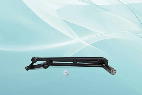 PG-Powergolf electric golf trolley Zorro flat steel black pearl