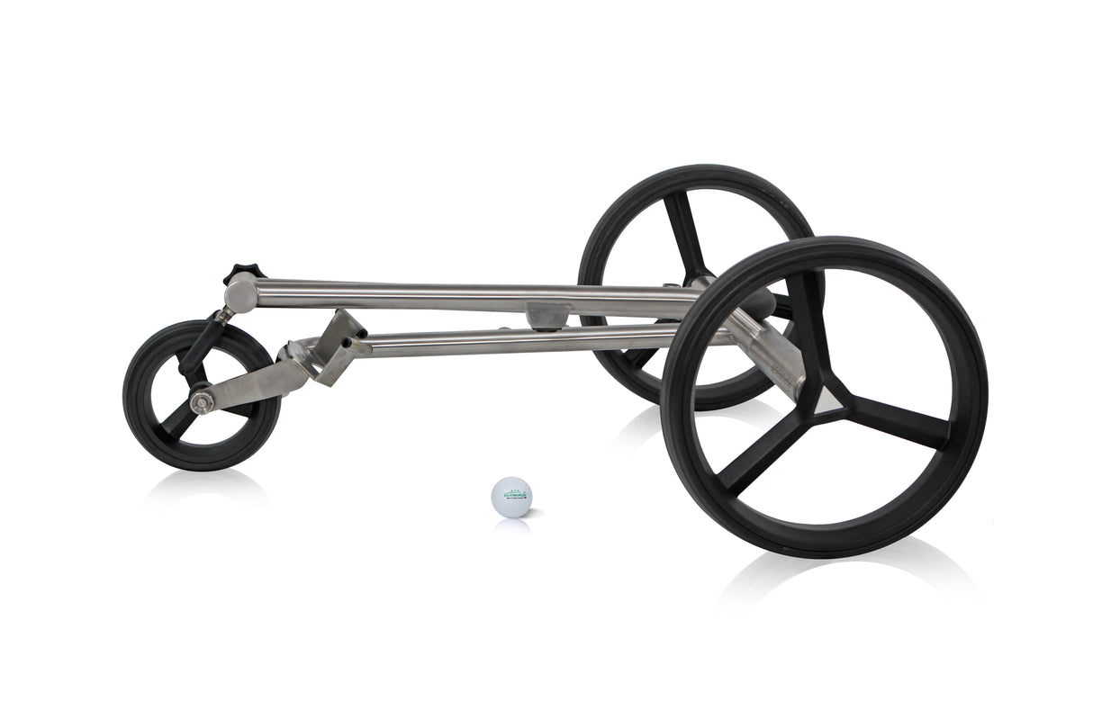 PG Powergolf Electric Golf Trolley Nitro Flat Steel