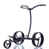 Chariot électrique déambulateur Trendgolf modèle 2025 en acier inoxydable, noir